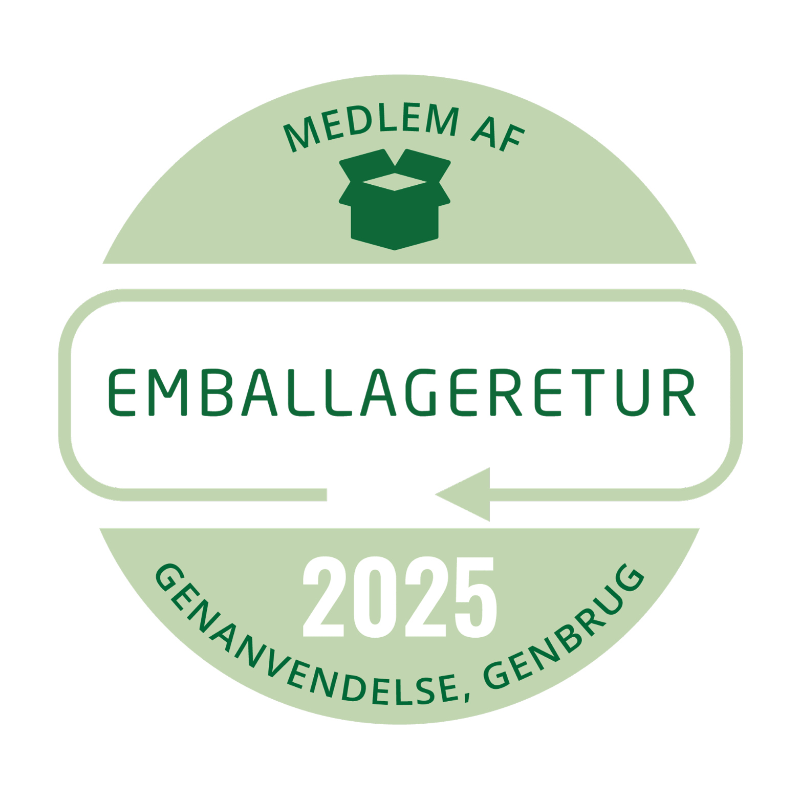 Emballage retur badge